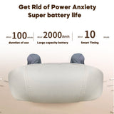 Massagers: 5D Massagers for Neck and Shoulder with Heat Goletsure Pain Relief Deep Kneading Grey