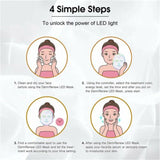 7-Color LED Light Photon Face Mask Neck Rejuvenation Skin Facial Wrinkle Therapy