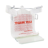 Gift Bags: 50X Plastic Shopping Bags - Reusable Recyclable Singlet Eco Grocery Carry Bag Medium