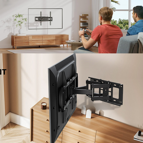 TVs & Accessories: Full Motion Wall Mount TV Bracket Swivel & Tilt LED17 32 40 43 50 55 60 65 70 75 Double arm