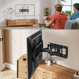 TVs & Accessories: Full Motion Wall Mount TV Bracket Swivel & Tilt LED17 32 40 43 50 55 60 65 70 75 Double arm