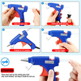 Caulking Tools: Glue Sticks Hot Clear Melt Glue Adhesive Sticks 100 pcs Stickes For Glue Gun 11mmx300mm