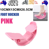 Gym Equipment & Accessories: PINK Calf Massage Plantar Foot Rocker Stretch Board Ankle Pedal Stretcher Calf Pain