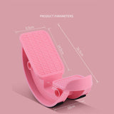 Gym Equipment & Accessories: PINK Calf Massage Plantar Foot Rocker Stretch Board Ankle Pedal Stretcher Calf Pain