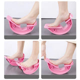Gym Equipment & Accessories: PINK Calf Massage Plantar Foot Rocker Stretch Board Ankle Pedal Stretcher Calf Pain