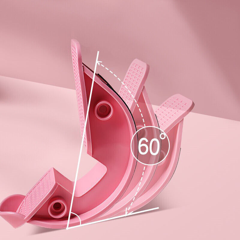 Gym Equipment & Accessories: PINK Calf Massage Plantar Foot Rocker Stretch Board Ankle Pedal Stretcher Calf Pain
