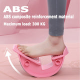 Gym Equipment & Accessories: PINK Calf Massage Plantar Foot Rocker Stretch Board Ankle Pedal Stretcher Calf Pain