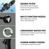 Automotive Cleaning: High Pressure Washer  3 in 1 Nozzle Portable Cordless Cleaner Battery Set 21V