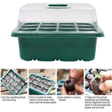 10 Set 12 Hole Plant Seed Grow Box Propagation Nursery Seedling Starter Tray