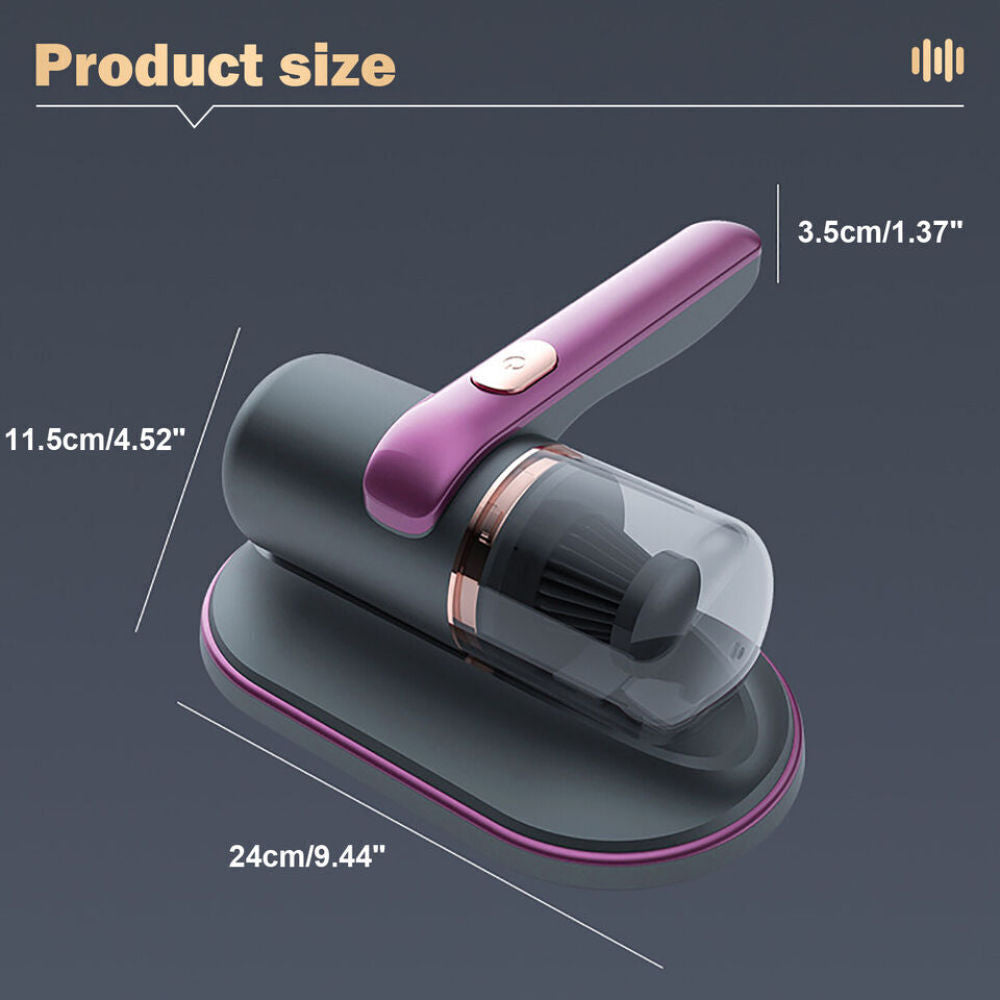 Back Care: 10000pa Handheld Mite Remover Home Bed Mattress Vacuum Sofa Cleaner USB UV-C AU