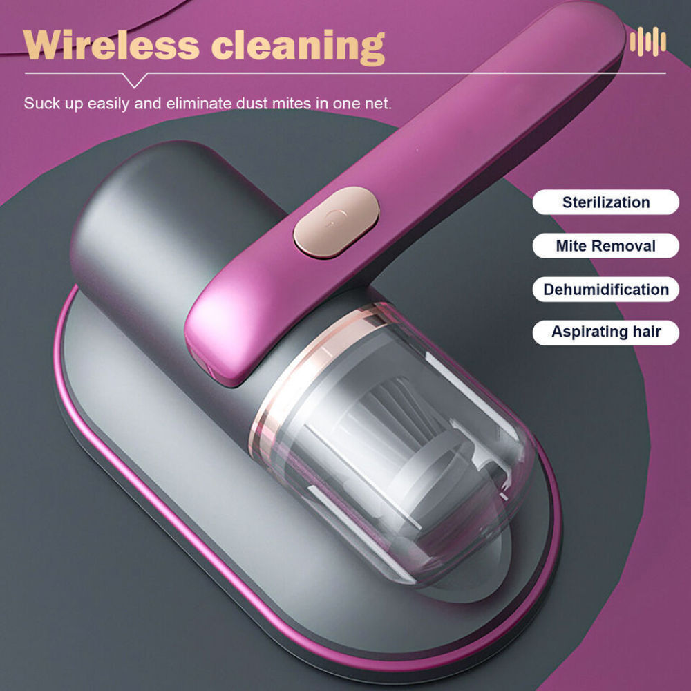Back Care: 10000pa Handheld Mite Remover Home Bed Mattress Vacuum Sofa Cleaner USB UV-C AU
