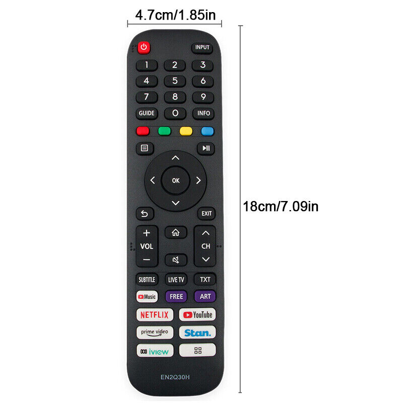 TVs & Accessories: EN2Q30H For Hisense VIDAA TV Remote Control 55Q8/65Q8 75Q8 EN2AB30H 85A7HAU 65SX