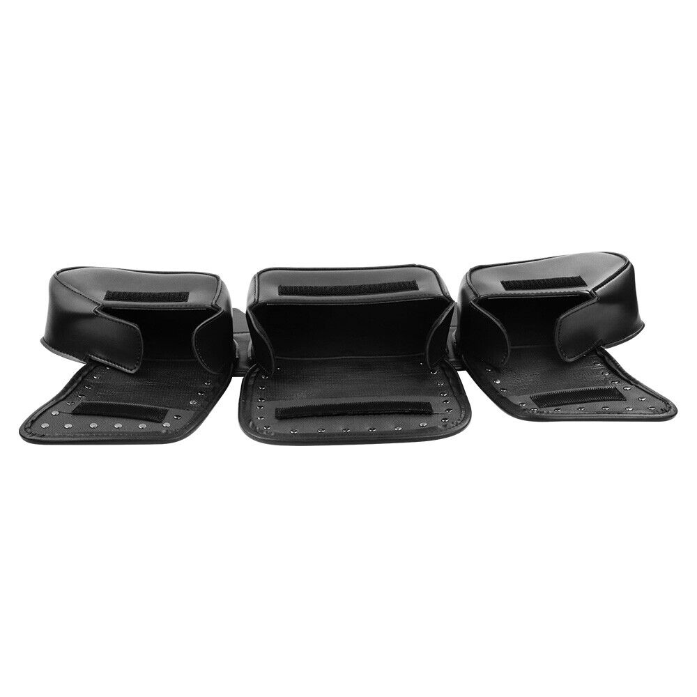 Automotive Decor: 3 Pocket Windshield Bag Waterproof Fit For Harley Electra Glide FLHTC 96-13