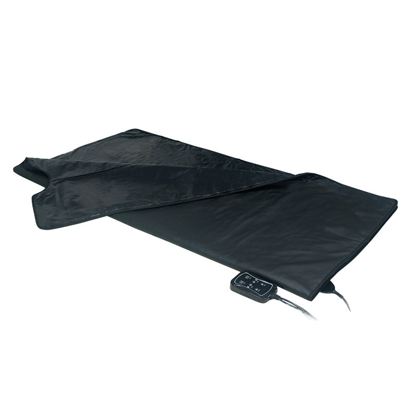 Heating Pads: 180x85cm Far Infrared Sauna Blanket Leather Slimming Detox Spa Body Shaping Low