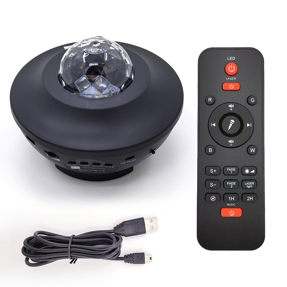 Night Lights & Ambient Lighting: Galaxy Starry Night Light Projector Ocean Star Sky Party Baby Kids Room LED Lamp