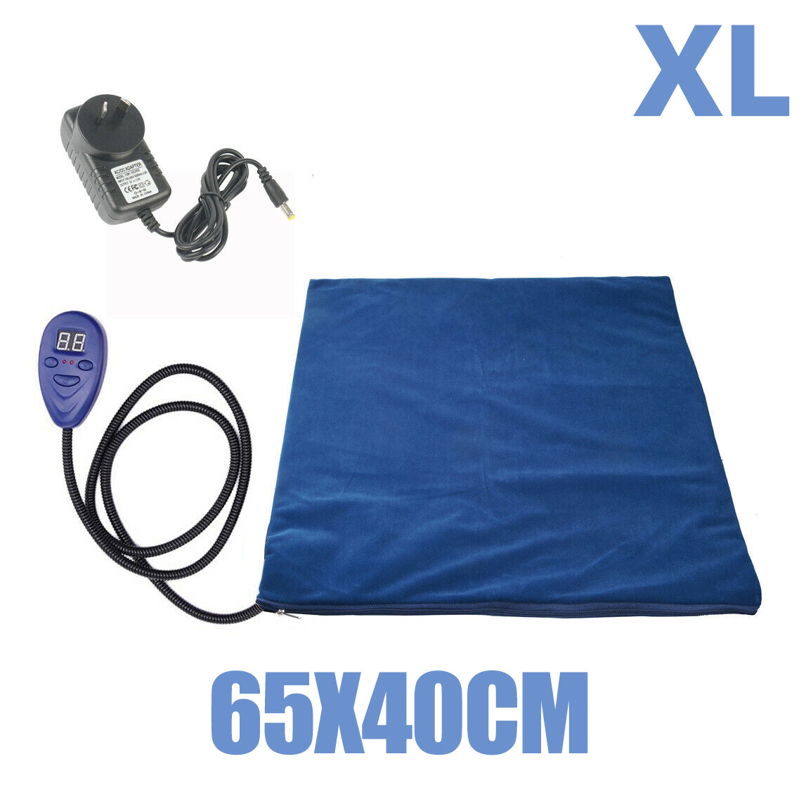 Dog Kennels: Electric Pet Heat Pad: Waterproof Heating Mat for Cat Dog Bed | Chew Resistant XL