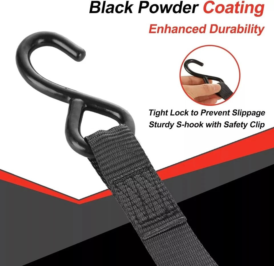 Automotive Repair & Speciality Tools: Quick Release Automatic Heavy Duty Retractable Ratchet Tie Down Strap green 25mm*3m