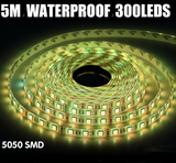 Outdoor Decorations & Lights: 5V RGB LED Strip Lights IP65 Waterproof 5050 5M 10M 20M 300 LEDs USB Bluetooth