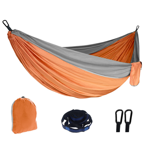 Hammocks & Accessories: Outdoor Camping Hammock  Lightweight 260x140cm Portable Travel Orange