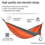 Hammocks & Accessories: Outdoor Camping Hammock  Lightweight 260x140cm Portable Travel Orange