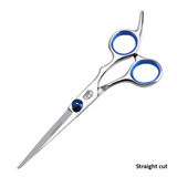 Pet Cleaning Supplies: Professional Pet Grooming Scissors Set Dog Shear Hair Cutting Curved Tool Kit