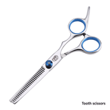 Pet Cleaning Supplies: Professional Pet Grooming Scissors Set Dog Shear Hair Cutting Curved Tool Kit