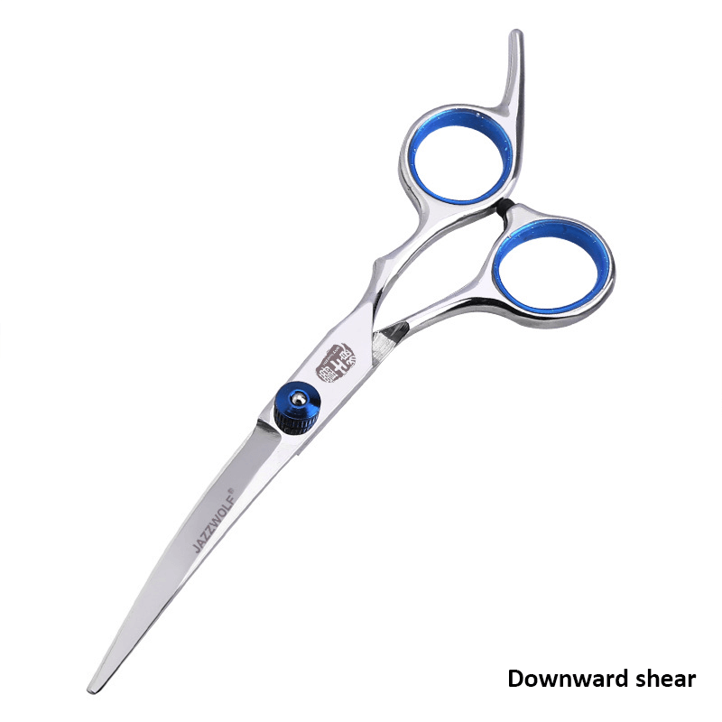 Pet Cleaning Supplies: Professional Pet Grooming Scissors Set Dog Shear Hair Cutting Curved Tool Kit