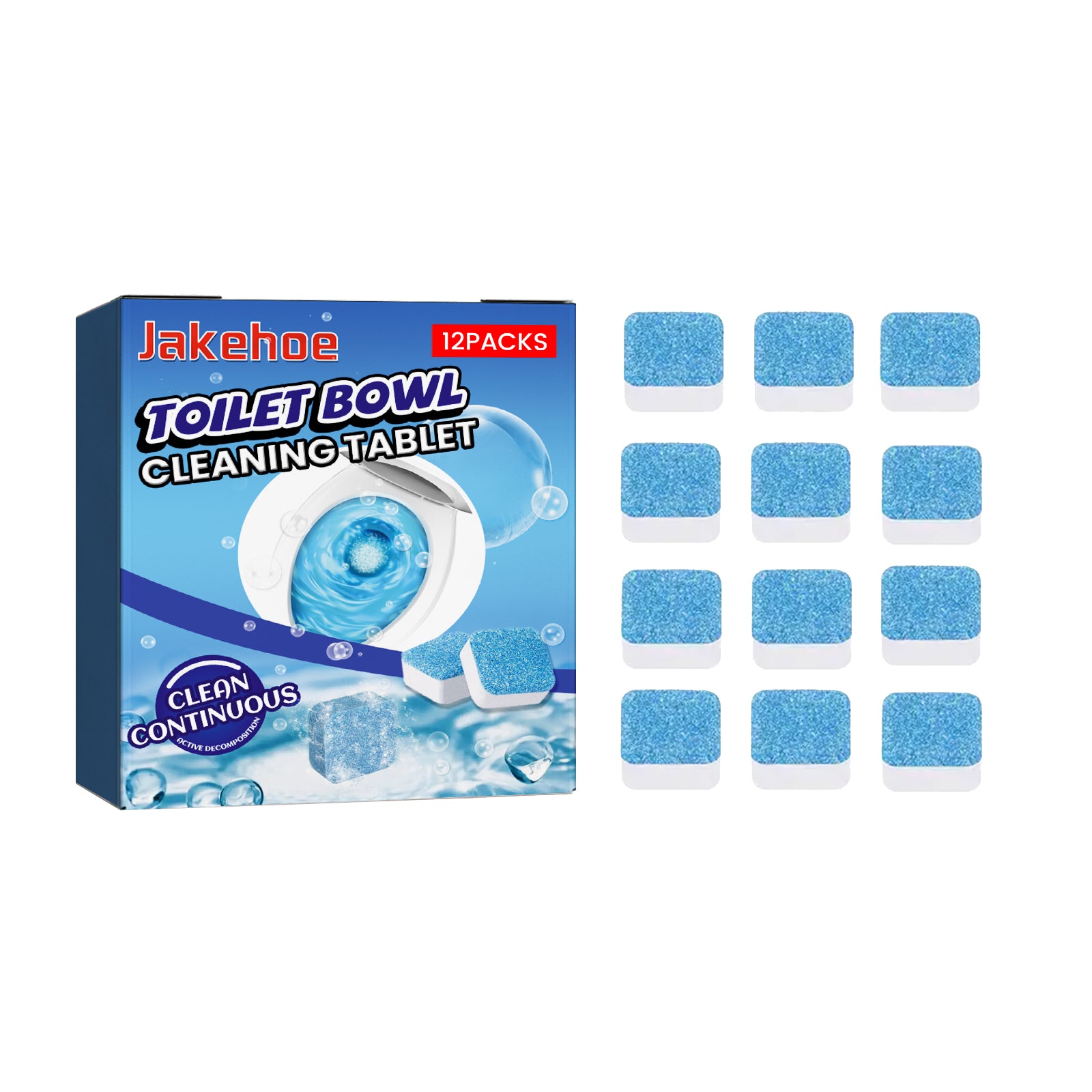 Toilet Brushes & Holders: Toilet Bowl Cleaning Tablets Multi-Effect Decontamination, Descaling, Urine Stains, Toilet Cleaner, Deodorizing, Odorless, And Fragrant