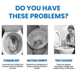 Toilet Brushes & Holders: Toilet Bowl Cleaning Tablets Multi-Effect Decontamination, Descaling, Urine Stains, Toilet Cleaner, Deodorizing, Odorless, And Fragrant