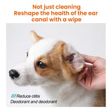 Pet Cleaning Supplies: Yegbong Pet Ear Wipes, Pet Ear Cleaning Deodorizing Removing Mite And Earwax Cleaning Wipes