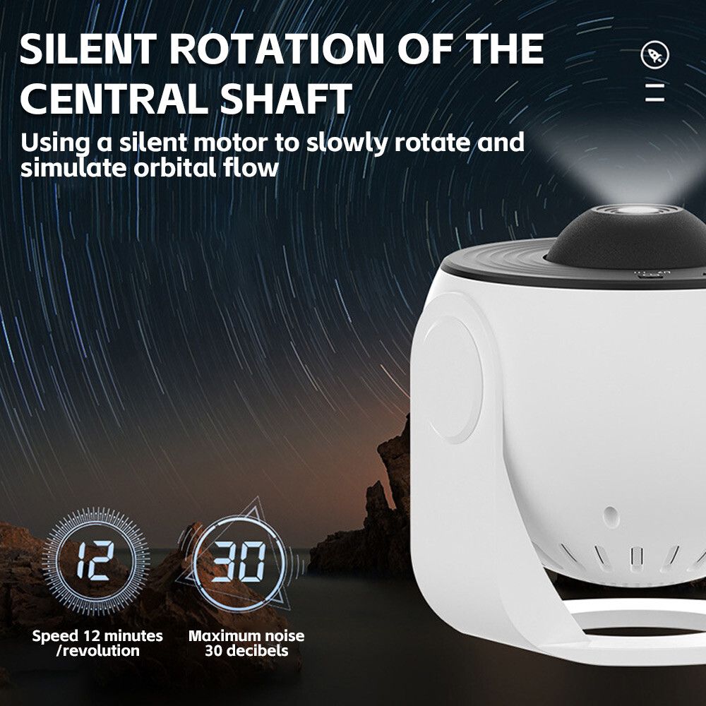 13in1 Galaxy Starry Sky Projector Night Light Rotating LED Planetarium Star Lamp