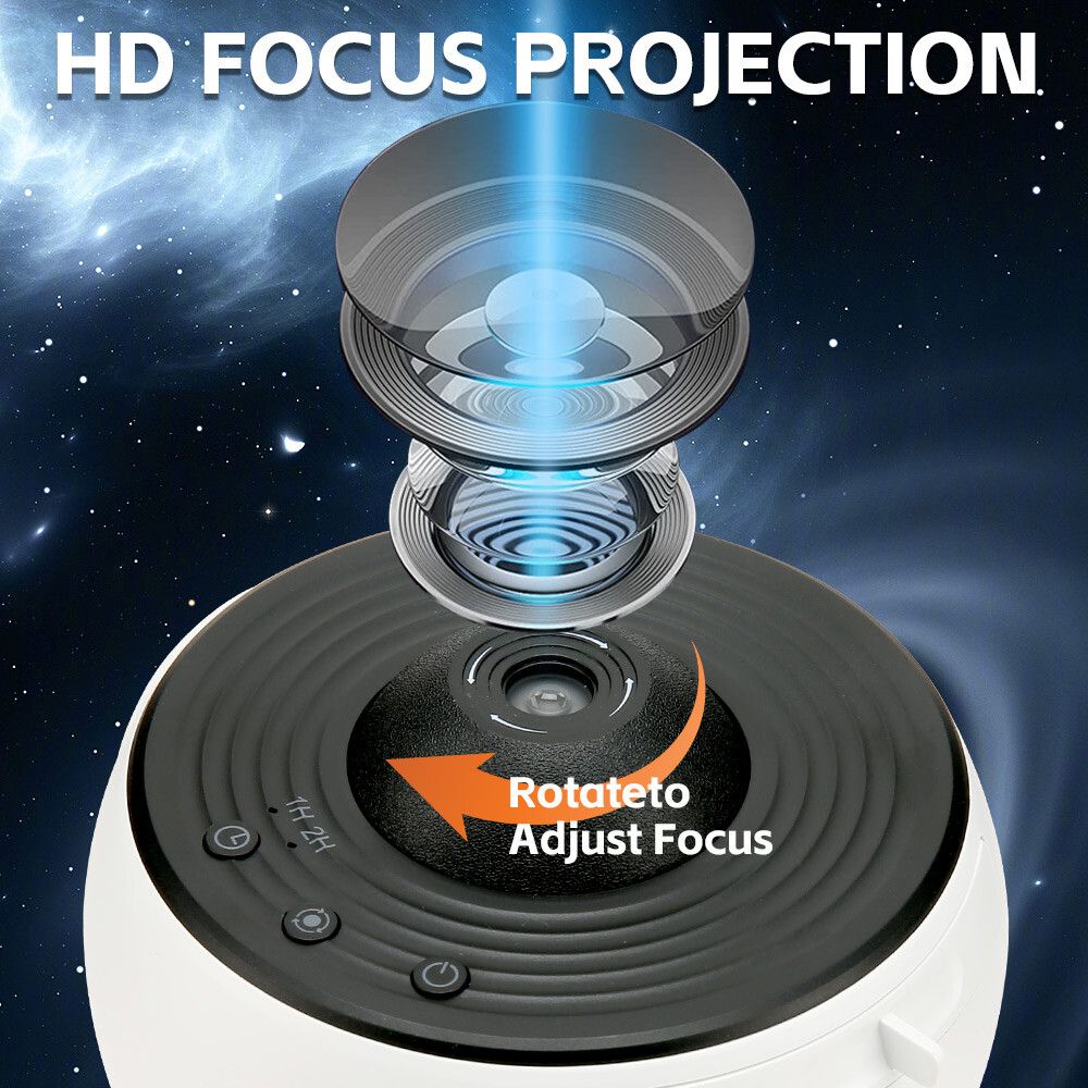 13in1 Galaxy Starry Sky Projector Night Light Rotating LED Planetarium Star Lamp