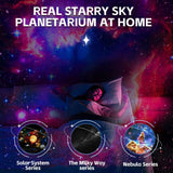 13in1 Galaxy Starry Sky Projector Night Light Rotating LED Planetarium Star Lamp