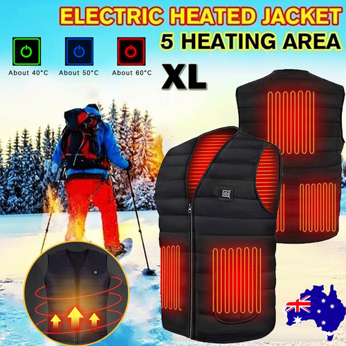 Back Care: Heated Vest for Men & Women, Smart heated Jacket, Battery Not Included XL