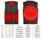 Back Care: Heated Vest for Men & Women, Smart heated Jacket, Battery Not Included XL