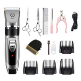 Pet Cleaning Supplies: Electric Dog Cat Grooming Kit Pet Hair Shaver Trimmer Cordless Scissors Clipper Spare Head
