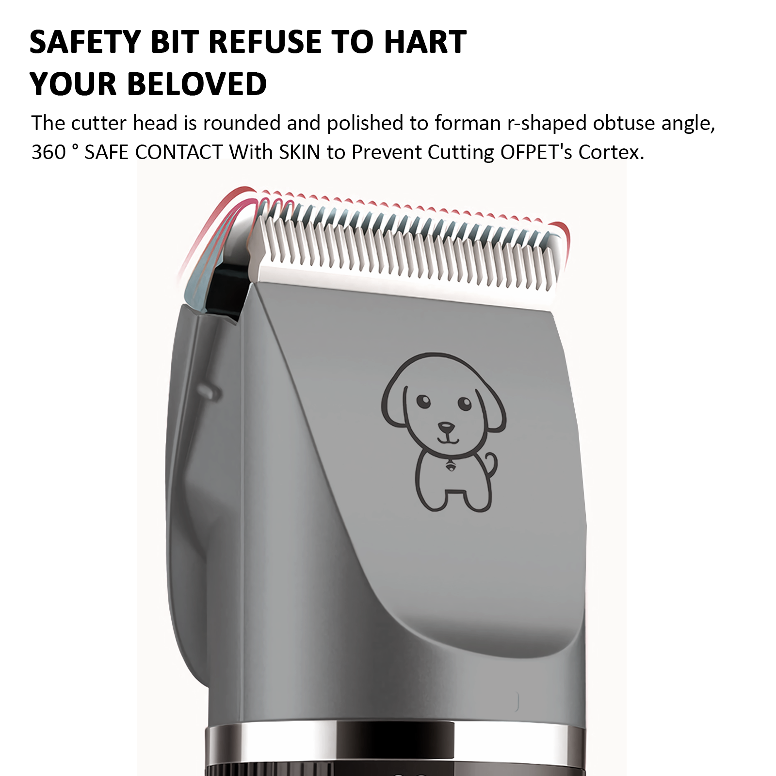 Pet Cleaning Supplies: Electric Dog Cat Grooming Kit Pet Hair Shaver Trimmer Cordless Scissors Clipper Spare Head