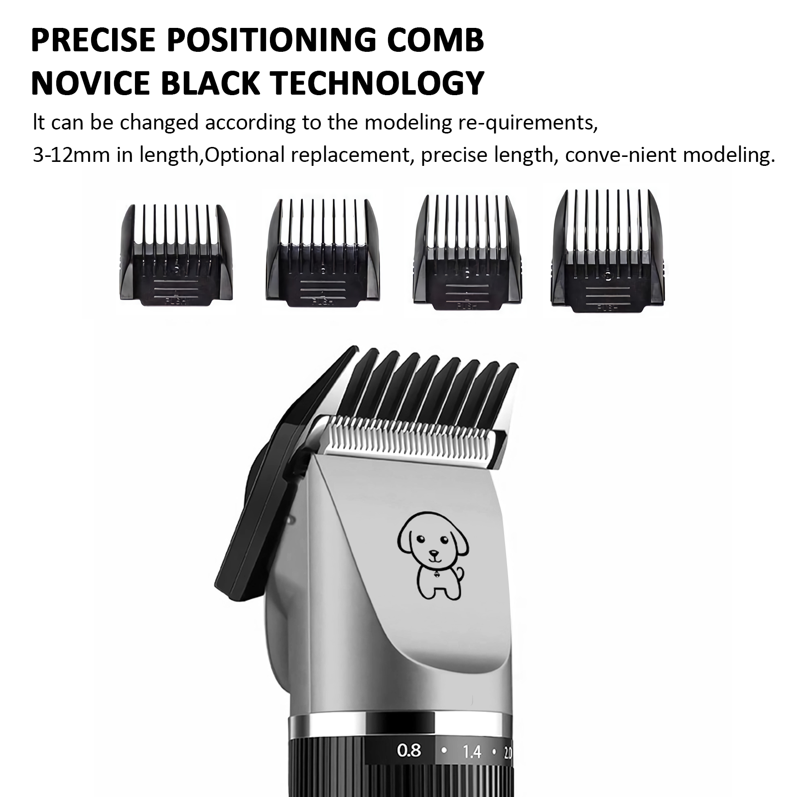 Pet Cleaning Supplies: Electric Dog Cat Grooming Kit Pet Hair Shaver Trimmer Cordless Scissors Clipper Spare Head