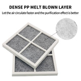 Fridges: 4Pcs Fridge Refridgerator Air Filter Replacement LG LT120F GF-AD910SL GF-5L712PL