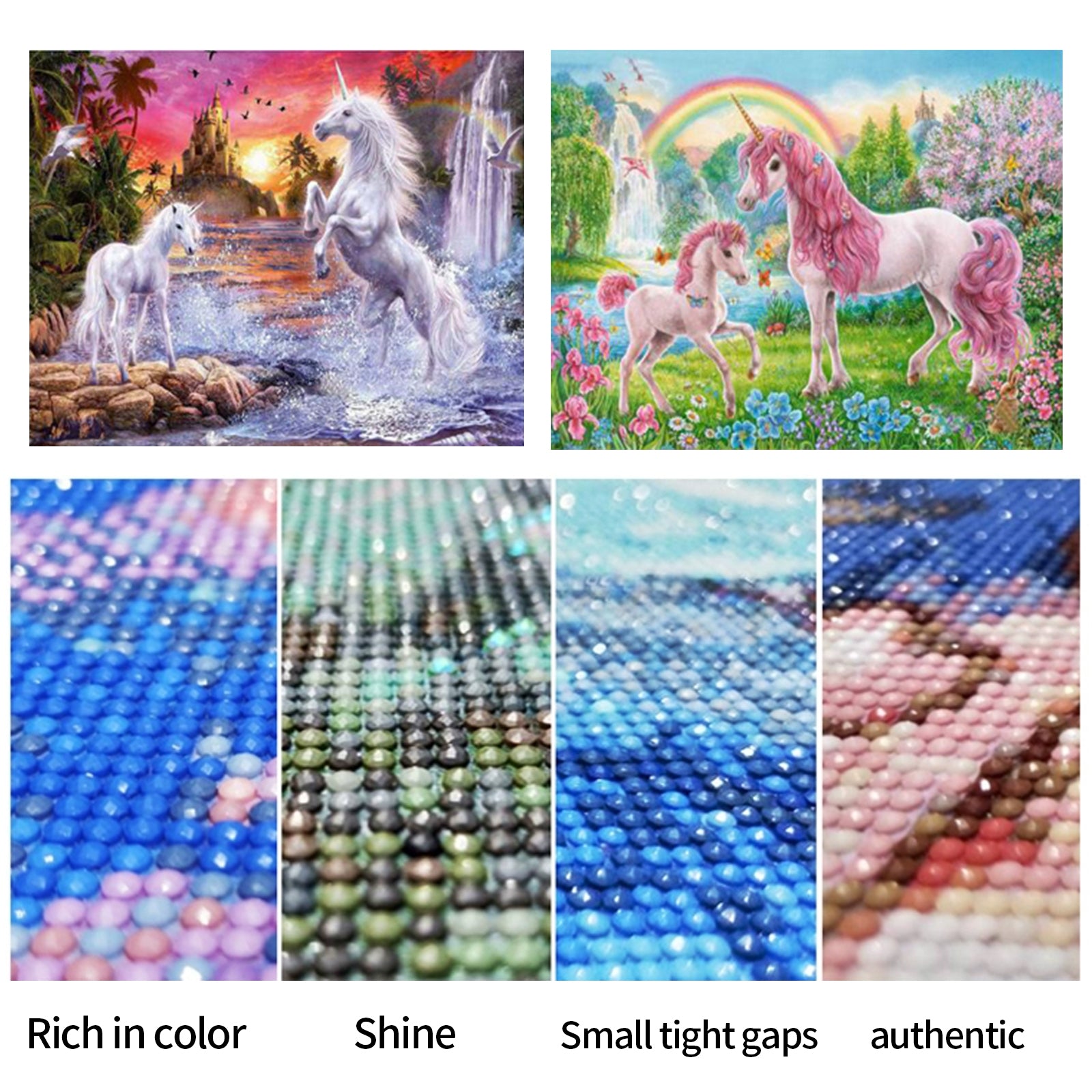 Candles & Diffusers: 2PCS 5D Diamond Painting Kits Diamond Glue Art Kit Paint for Adults Kids DIY Gift 40x30cm
