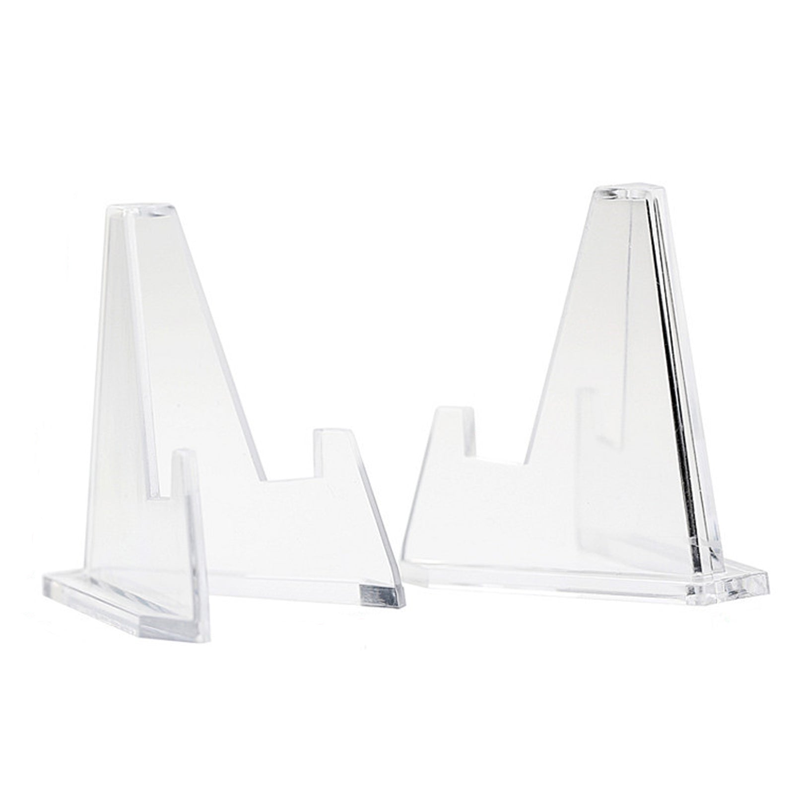Office Supplies: 20pcs S Acrylic Clear Stand for Trading Card PSA Pokemon Card Holders Stand