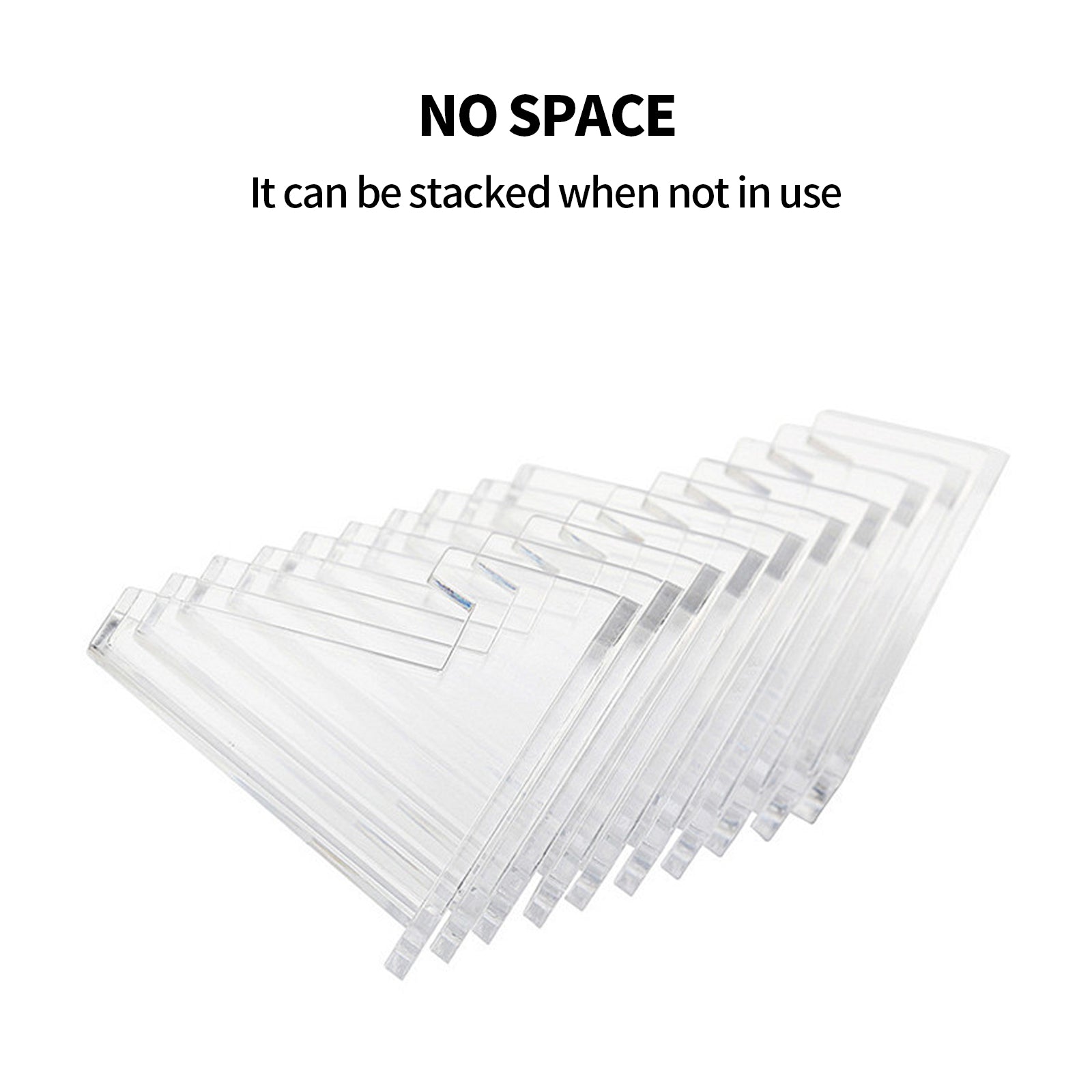 Office Supplies: 12pcs L Acrylic Clear Stand for Trading Card PSA Pokemon Card Holders Stand