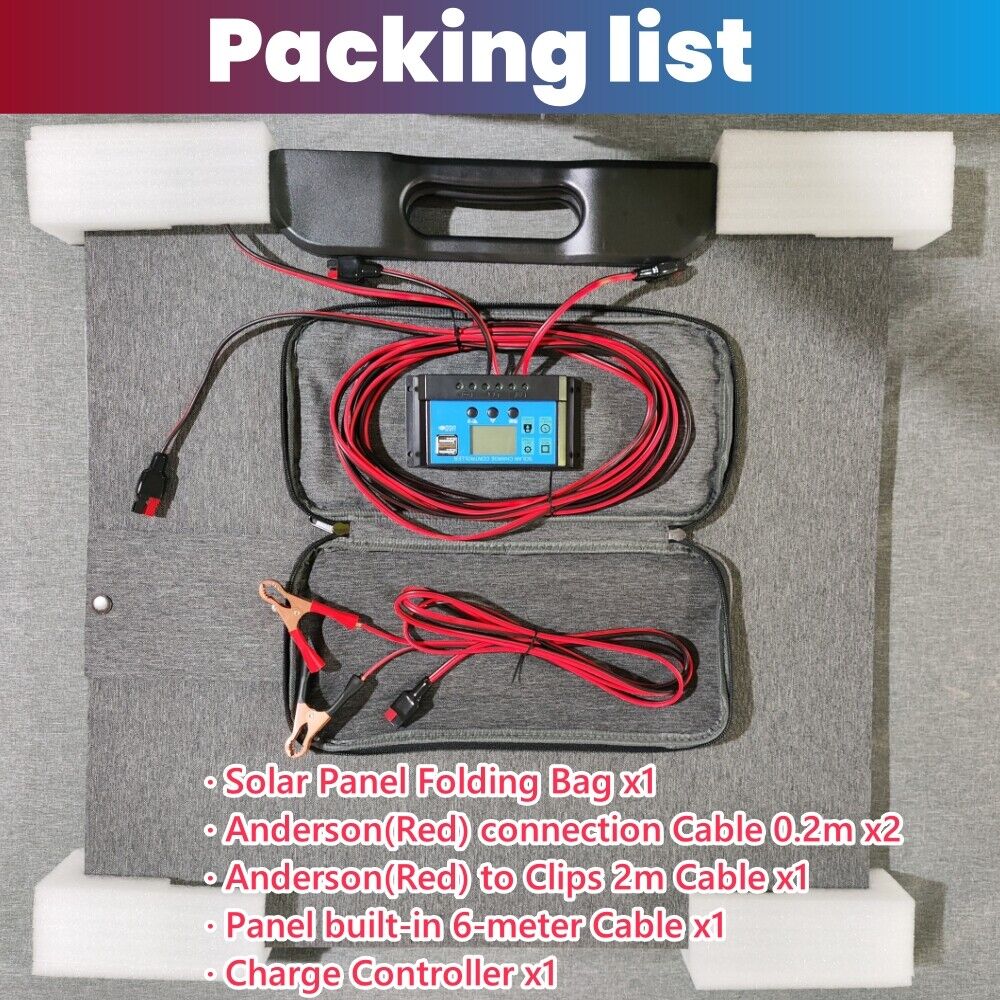 Outdoor Power Equipment: 160W 160Watt Folding Solar Panel Blanket Mat Flexible Mono Power Camping RV USB 12V