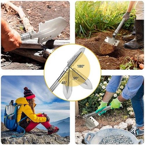 Camping Shovel Folding Outdoor Survival Tools Multifunction Hiking Military