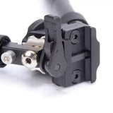6.5- 9" Foldable QD Picatinny Rail Mount V8 Adjustable Bipod
