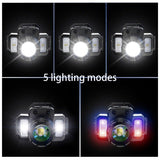 900000LM LED Headlamp Rechargeable Headlight Zoomable Head Torch Lamp Flashlight