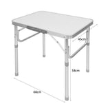 Outdoor Tables: Outdoor Camping Folding Table Picnic Foldable Tables Aluminium Portable BBQ Desk