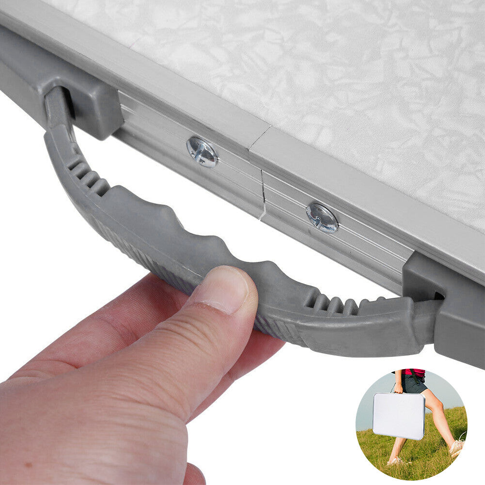 Outdoor Tables: Outdoor Camping Folding Table Picnic Foldable Tables Aluminium Portable BBQ Desk