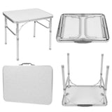 Outdoor Tables: Outdoor Camping Folding Table Picnic Foldable Tables Aluminium Portable BBQ Desk
