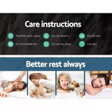 Mattress Toppers: 5CM Bedding Luxury Pillowtop Mattress Topper Mat Pad Antibacterial and dust mite-resistant King:183*203cm